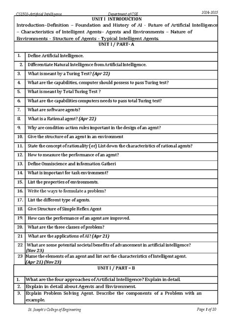 Artificial Intelligence Concepts and Examples - AI 101 Lecture Notes ...