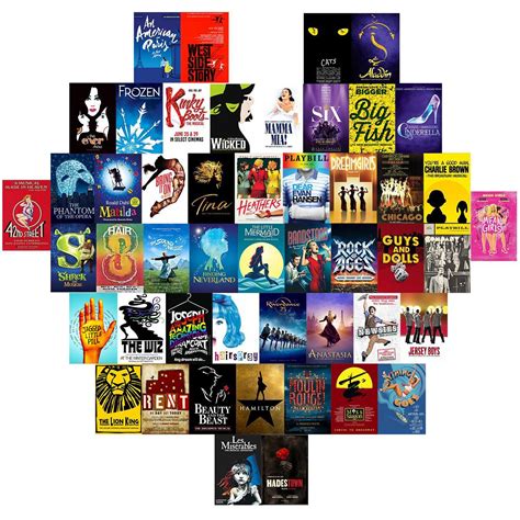 Broadway Shows Collage