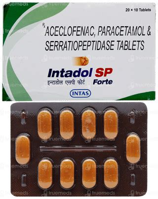 Intadol Sp Forte Tablet 10: Uses, Side Effects, Price & Substitutes