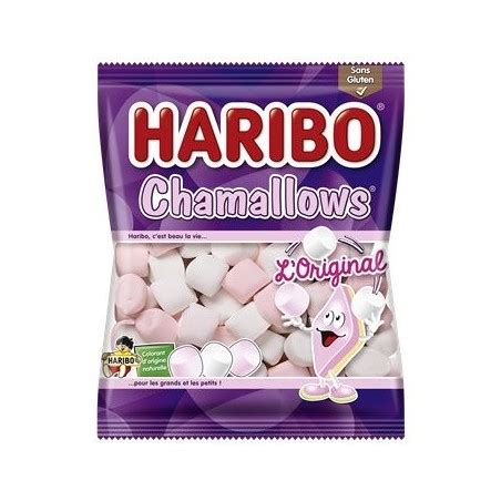 Livraison a domicile de chamallow de la marque de Haribo