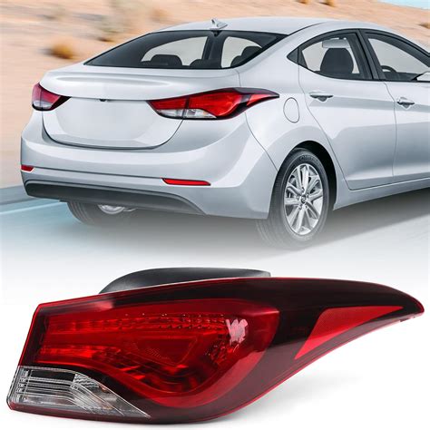 Huray Tail Light Assembly for Hyundai Elantra 2014-2016 Tail Lamp Replacement HY2804131 ...
