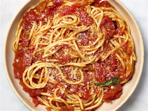 Spaghetti Et Sauce Marinara Classic Italian Spaghetti With Marinara