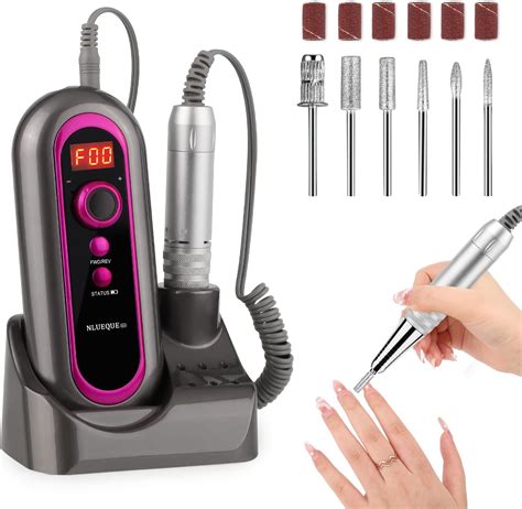 Amazon.com: BlueFire Electric Nail Drill, 30000 RPM Portable Electric ...