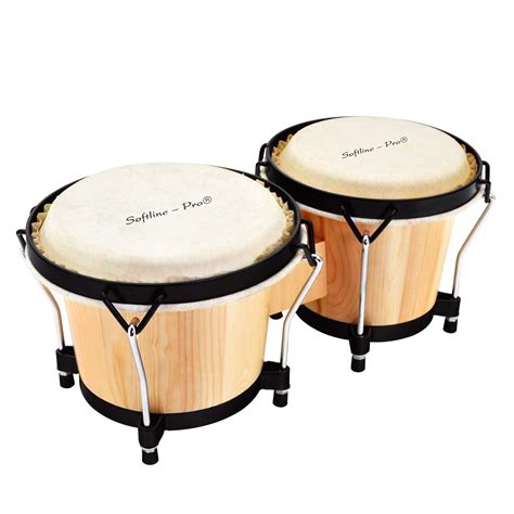 Softline Pro SP-BNG Bongo Drum Set with Tuning Wrench Professional ...