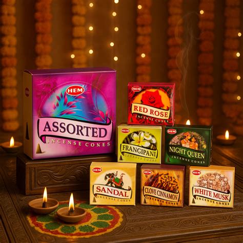 Buy Dhoop Cones Online| Incense Cones | HEM Fragrances