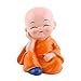 Buy The Craft Store Polyresin Miniature Cute Buddha Monk Figurines ...