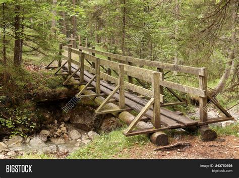Old Wooden Bridge Over Image & Photo (Free Trial) | Bigstock
