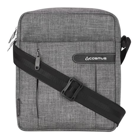 Cosmus Unisex Paris Travel Sling Bag - Grey Water Resistance Polyester ...