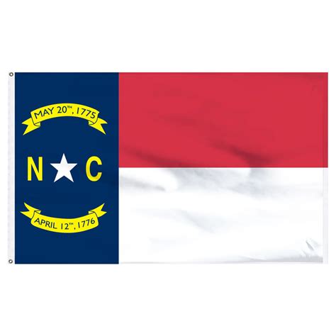 North Carolina Flag 3' x 5' Nylon | Shop North Carolina Flags – United ...
