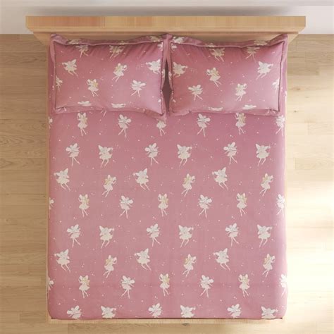 Buy Slate Kids Fairies Cotton 150TC Printed 3Pcs Queen Bedsheet Set ...