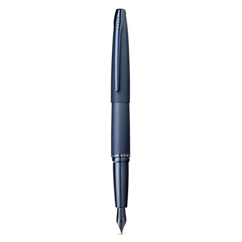Buy ATX Sandblasted Dark Blue Medium Nib Fountain Pen Online
