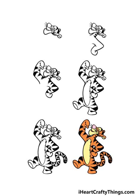 Image result for Easy Tigger Drawing