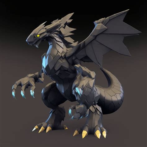 +15 Black Pokemon Explained With 3D Images - Eggradients.com