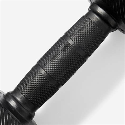 10 kg Cross Training and Weight Training Hexagonal Dumbbell - Black