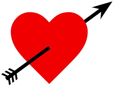 Heart With Arrow #1200143 | Clipart Library