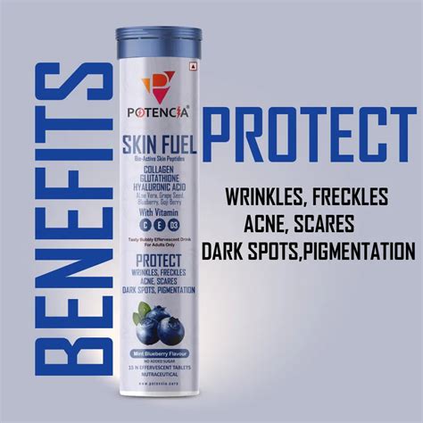 New Skin Fuel Tablets with Collagen, Glutathione & Hyaluronic Acid | S ...