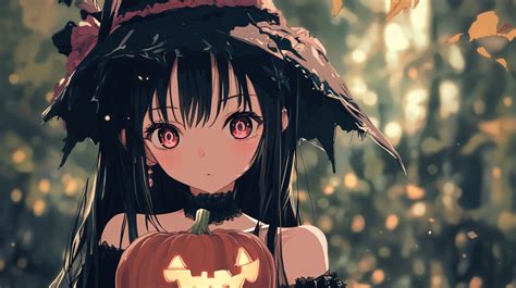 Spooky Anime Girl: 4K Ultra HD Halloween Wallpaper by CelestialCanvas ...
