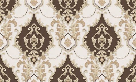 Moksh Damask Traditional Wallpaper – Myindianthings