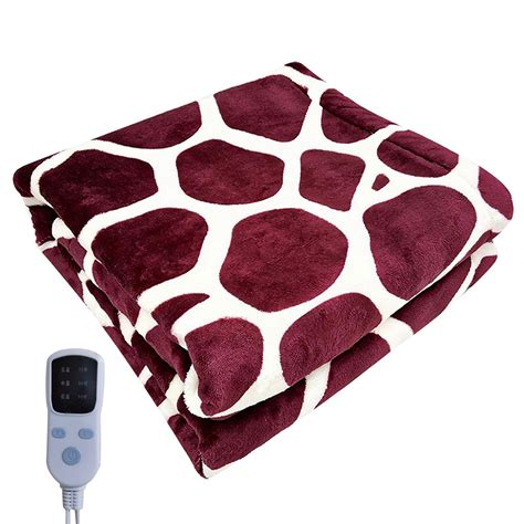 Clearance! Aoorsake Cozy Soft Flannel Electric Heated Winter Blanket ...