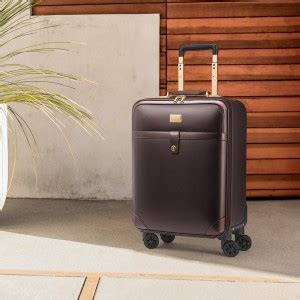 The CLOWNFISH Softsided Luxury Suitcase 4 Wheel Trolley Bag Travel ...