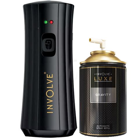 Involve Luxe Automatic Air Freshener Kit - Machine + Gravity Refill fo ...