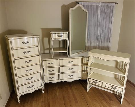 Dixie Vintage French Provincial Six Piece Bedroom Set - Etsy