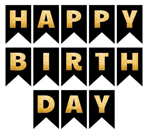 Happy Birthday Letters Template - 10 Free PDF Printables | Printablee
