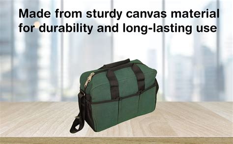 PAHAL Canvas Green Heavy Duty Tool Bag made of Tarpaulin Cloth for ...