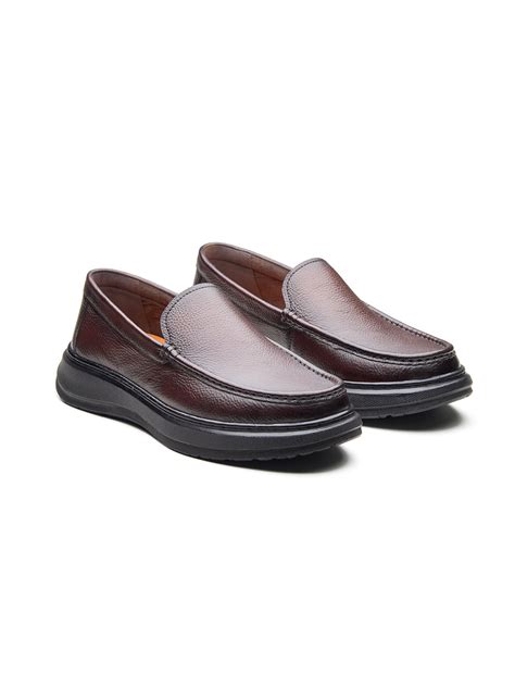 Ivano Leather Comfort Slip-on Shoe Brown – Michael Angelo Shoe Makers
