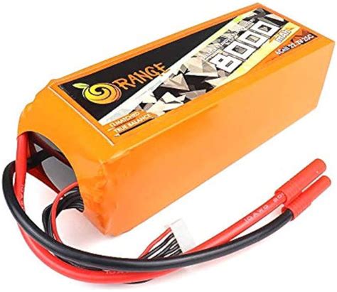 8000 mah 6s lipo battery orange | AERO DRONE