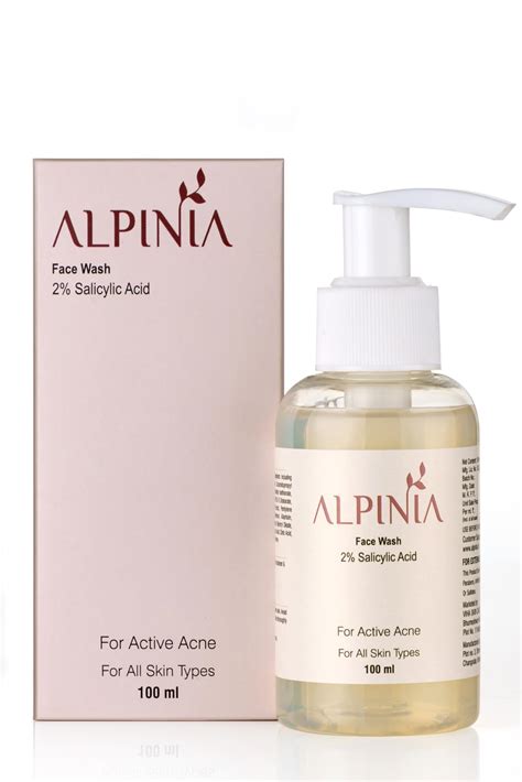 ALPINIA Anti-Acne Face Wash | 2% Salicylic Acid Formula | Fights Acne ...