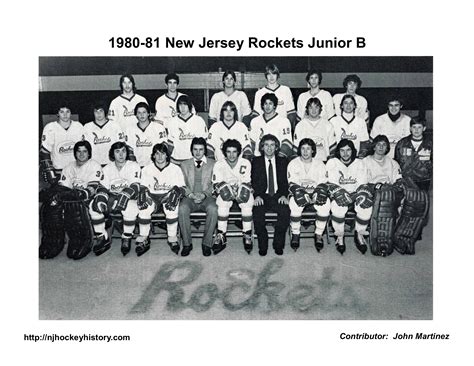 1980-81 New Jersey Rockets Junior B | NJ Hockey History | https ...