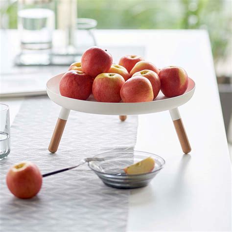 Arhat Organizers Countertop Pedestal Tray - White