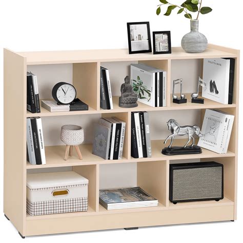 ABOUT SPACE Book Shelf - 8 Cubes Engineered Wood DIY Book Rack with ...