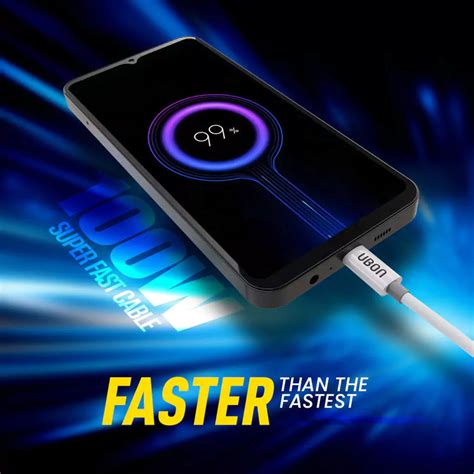 UBON OG Series WR-329 USB To Type-C 100W Cable | ubonindia.com