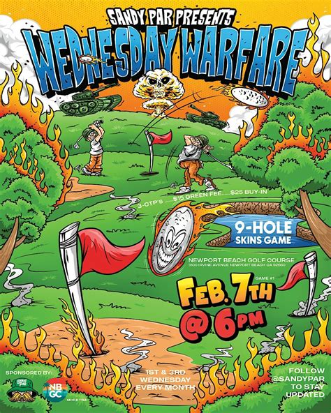 Sandy Par presents Wednesday Warfare 9-Hole Skins Game - May 1st ...