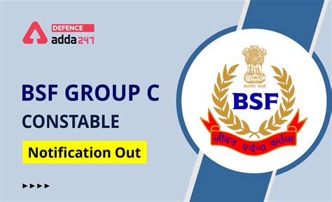 BSF Group C Constable Notification 2021 Out, Head Constable ASI Online Form