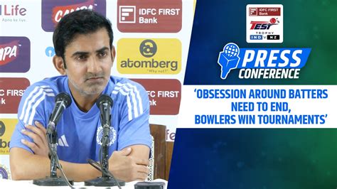 Watch India Vs New Zealand Test Series - Gautam Gambhir Press ...