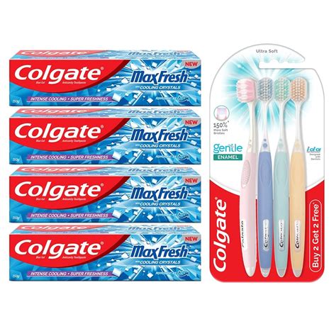 Buy Colgate MaxFresh Toothpaste, Blue Gel Paste with Menthol for Super ...