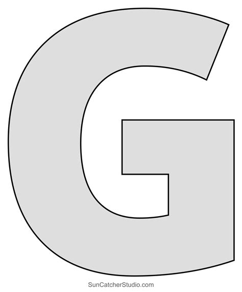 Extra Large Alphabet Stencils Free Letter Stencils (Printable