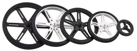 Pololu Wheel 90x10mm Pair- Black at MG Super Labs India