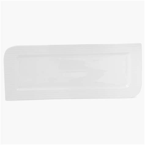 Buy Marshmallow Porcelain Platter - 37.8x15.5cm from Home Centre at ...