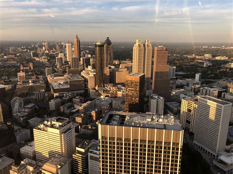 Picture I took of the city during a helicopter ride today : r/Atlanta