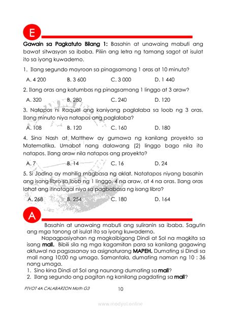 Image result for Grade 3 Math Module 4 Lesson 4