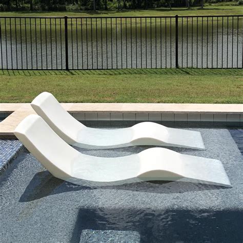 Affordable In-Pool Chaise Lounger - Aqua Outdoors