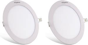 Hybrix LED Ultra Slim Ceiling Panel Light (6 Watt) Down Light, Warm ...