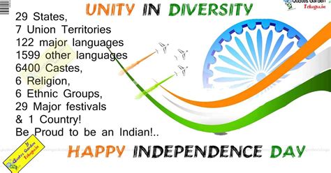 Unity in Diversity Greatness of India Messages quotes on indian ...