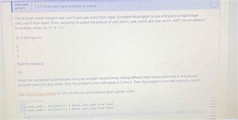 Python Programming 1.3.4 Read User Input and Print to Output 的图像结果