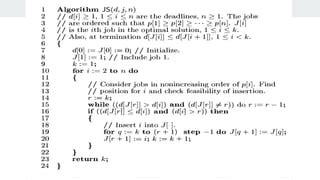 Job Sequencing Problem Python Solution 的图像结果