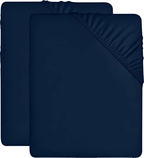 Utopia Bedding Fitted Sheet Double (2 Pack), Beige - Deep Pocket 14 ...